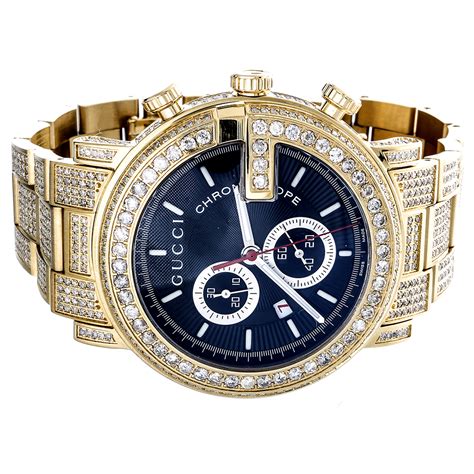 buy gucci diamond watch|gucci diamond watches for men.